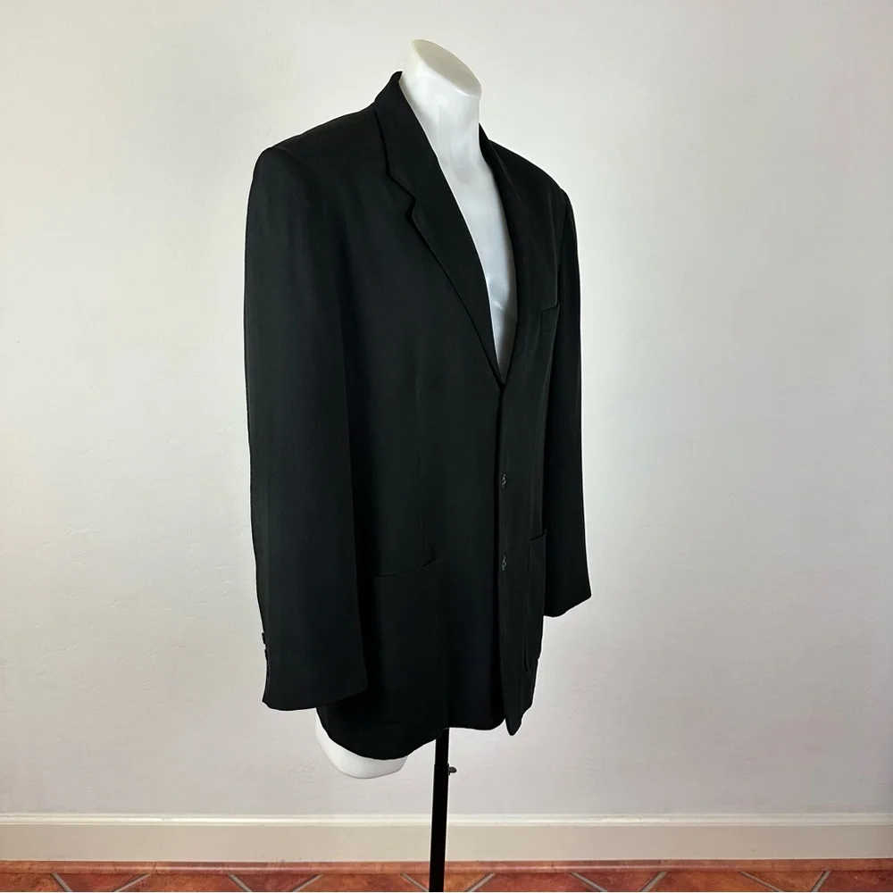 Axis LA Men’s 100% Silk Smoking Jacket